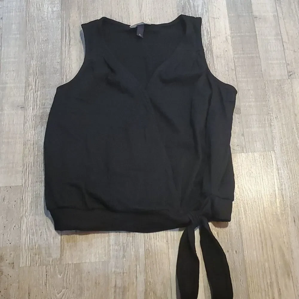 Universal thread women's xs black blouse tank top